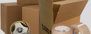 boxes and moving supplies