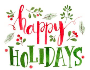 happy holidays